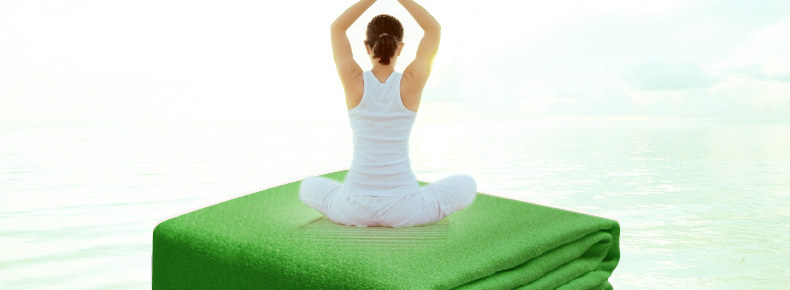 YT101 Microfiber Fabric Yoga Blanket (180 X 63cm) - detail 8/37