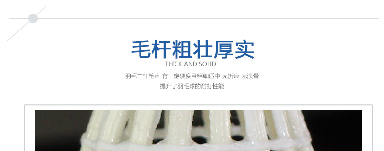 FCS-07 鹅毛比赛羽毛球 - detail 10/20