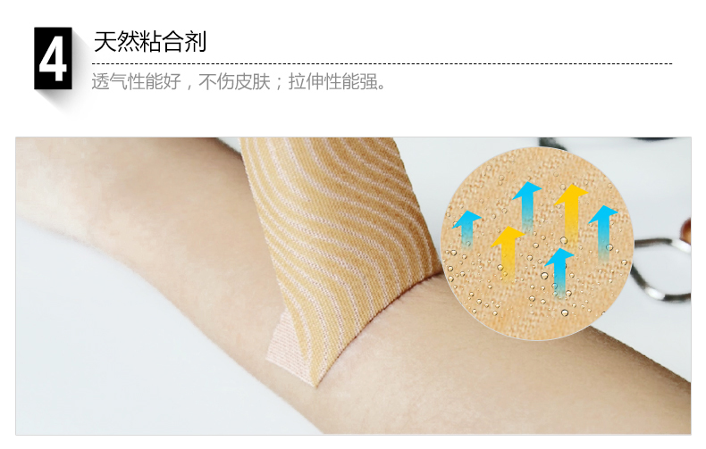 FCW-07 肌内效贴布(3.8 cm × 5 m) - detail 6/20