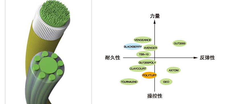 TS101 尼龙纤维网球线 12 米/套 - detail 5/50